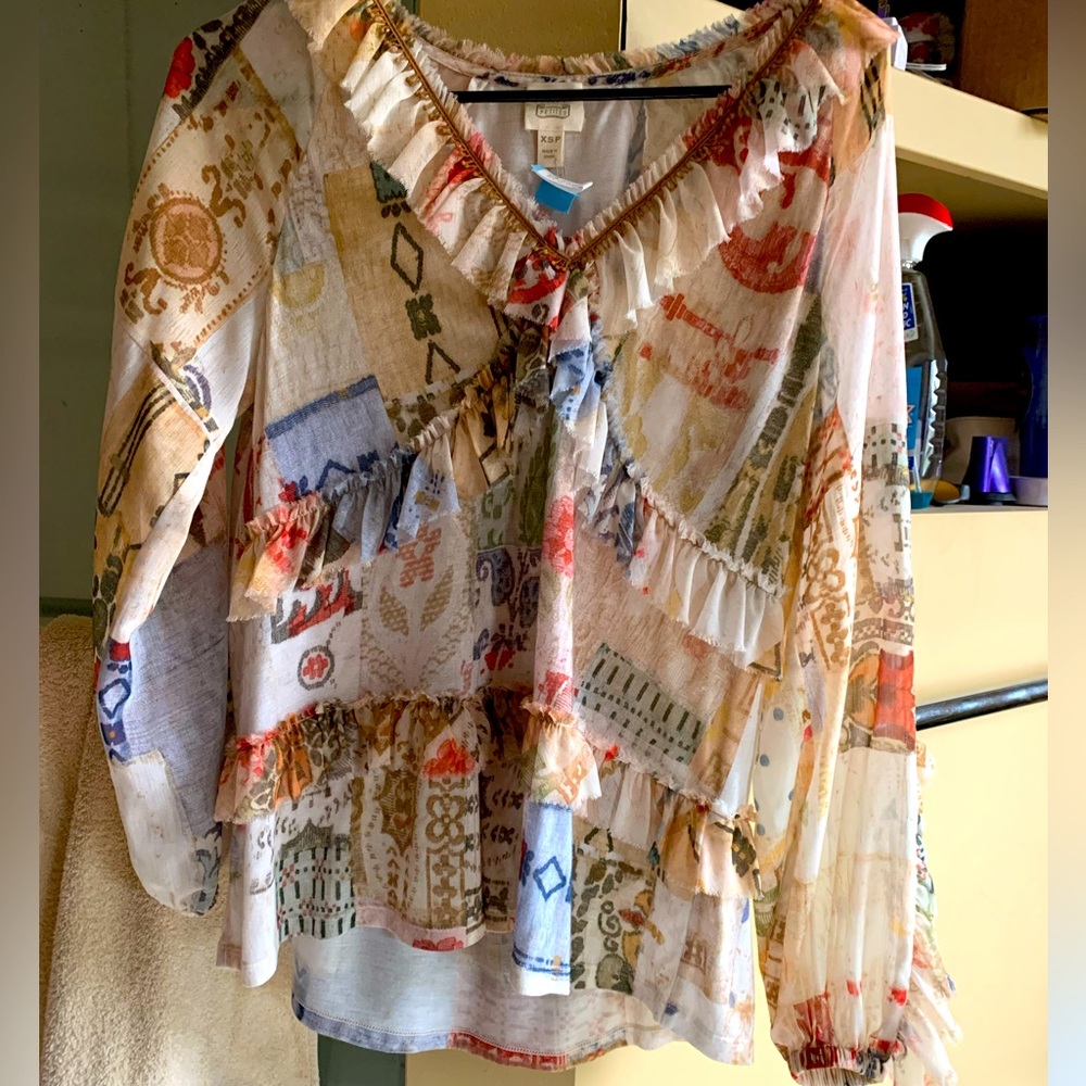 Anthropologie blouse made by TINY